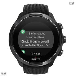 Suunto Suunto 9 Baro Black + luxusní ocelový mesh (AKČNÍ CENA)