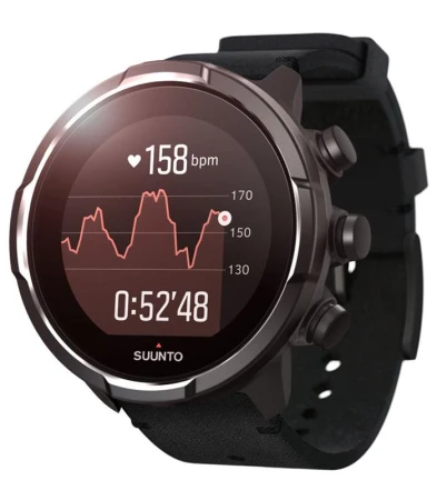 Suunto Suunto 9 Baro Titanium Black Leather + Microfiber (AKČNÍ CENA)