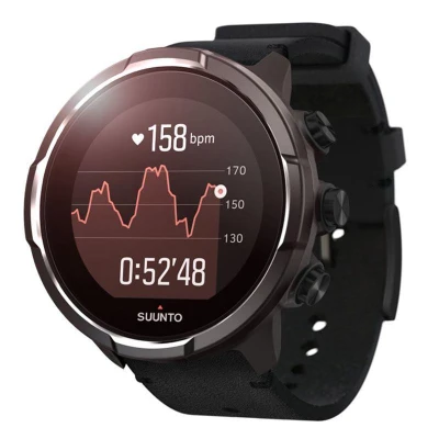 Suunto Suunto 9 Baro Titanium Black Leather + Microfiber (AKČNÍ CENA)