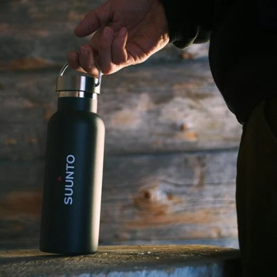 Suunto černá kovová 500 ml láhev na pití