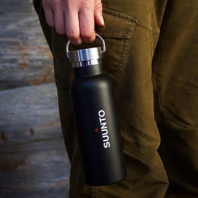 Suunto černá kovová 500 ml láhev na pití
