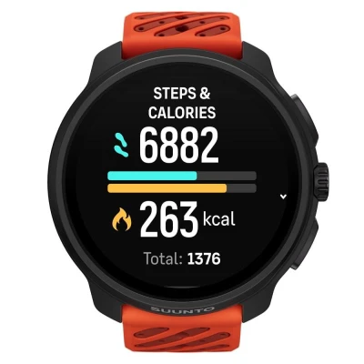Suunto Race 2 Coral Orange sportovní hodinky s GPS