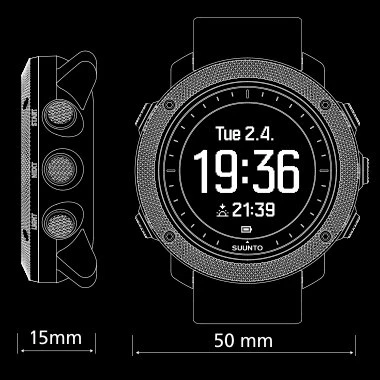 Suunto Traverse Alpha Stealth (AKČNÍ CENA)