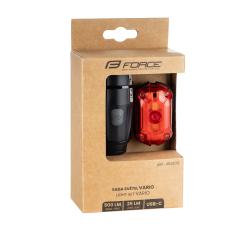 Force Svetlá sada VARIO USB predné+zadné