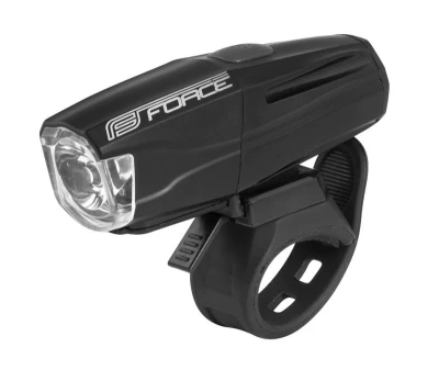 Force Světlo přední SHARK 500LM USB, černé Force Světlo přední SHARK 500LM USB, černé