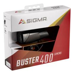 SIGMA Svetlo predné BUSTER 400 USB, čierne
