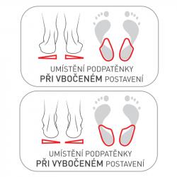Svorto Gelové podpatěnky asymetrické