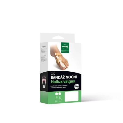 Svorto Hallux Valgus noční bandáž na palec POUZE EU 41-46 levá (VÝPRODEJ)