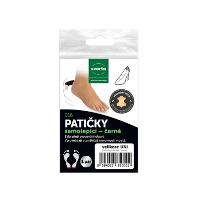 Svorto Patičky samolepicí − černé