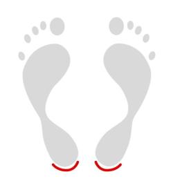 Svorto Patičky samolepicí − černé POUZE univerzální (VÝPRODEJ)