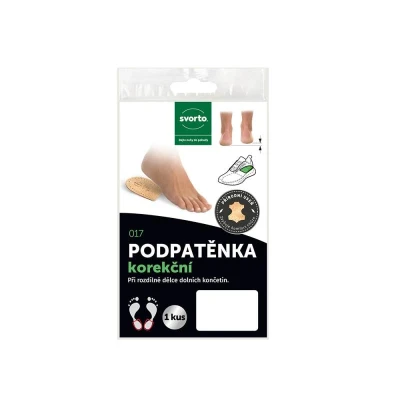 Svorto Podpatěnka korekční 0,5 cm POUZE 43-46 (VÝPRODEJ)