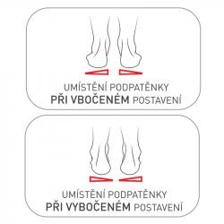Svorto Podpatěnky asymetrické