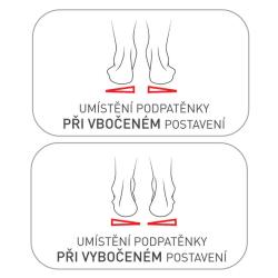 Svorto Podpatěnky asymetrické POUZE 40-42 (VÝPRODEJ)