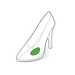 Svorto Srdíčka samolepicí kapka-černá