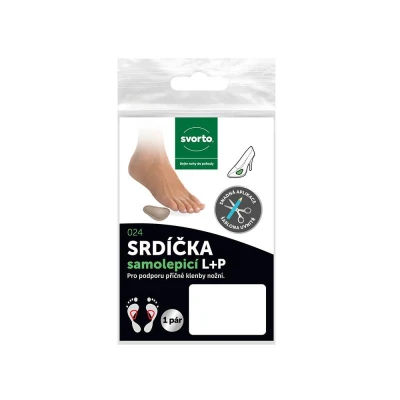 Svorto Srdíčka samolepicí L plus P béžová