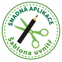 Svorto Srdíčka samolepicí L plus P černá