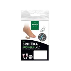 Svorto Srdíčka samolepicí L plus P černá