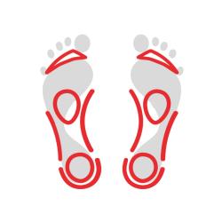 Svorto Vložky ortopedické pro patní ostruhu pánské