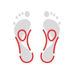 Svorto Vložky skelet 3/4 dámské POUZE EU 39 (VÝPRODEJ)