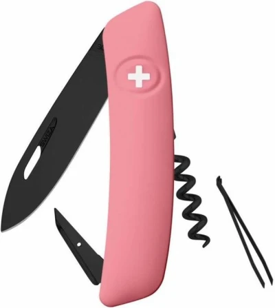 Swiza kapesní nůž D01 Allblack Standard pink Swiza kapesní nůž D01 Allblack Standard pink