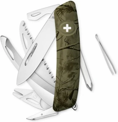 Swiza kapesní nůž HU10R-TT Tick-Tool olive/pine Swiza kapesní nůž HU10R-TT Tick-Tool olive/pine