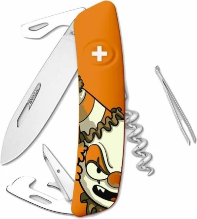 Swiza kapesní nůž D03 Halloween Clown orange