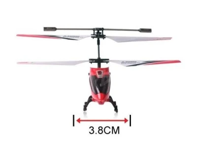 SYMA S107G červený mini RC vrtulník s gyroskopem