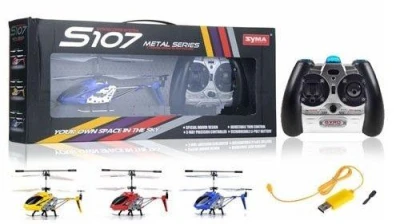 SYMA S107G červený mini RC vrtulník s gyroskopem