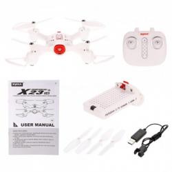 Syma X23 2.4GHz - Bílý dron pro začátečníky
