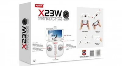 Syma X23W bílý 2,4GHz dron s WiFi FPV kamerou