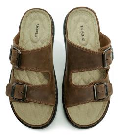 T. Sokolski T.Sokolski AL-L24-419 hnědé pánské nazouváky