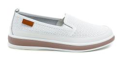 T. Sokolski T.Sokolski W26-83 bílé dámské mokasíny