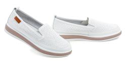 T. Sokolski T.Sokolski W26-83 bílé dámské mokasíny