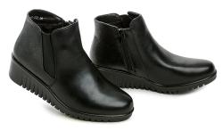 T. Sokolski T.Sokolski Z23-337 čierna dámska zimná obuv na klinčeku