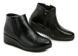 T. Sokolski T.Sokolski Z23-337 čierna dámska zimná obuv na klinčeku