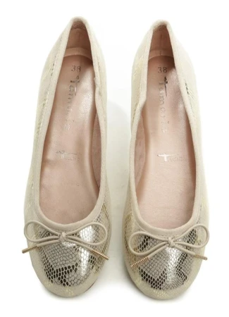 Tamaris 1-22111-26 ivory dámské baleríny