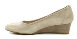 Tamaris 1-22320-42 champagne dámské lodičky na klínku