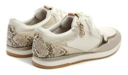 Tamaris 1-23613-46 béžovo zlaté dámske poltopánky