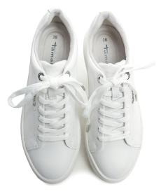 Tamaris 1-23736-42 biele dámske poltopánky