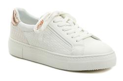 Tamaris 1-23736-42 bílé dámské polobotky se zlatorůžovým prvkem Tamaris 1-23736-42 bílé dámské polobotky se zlatorůžovým prvkem