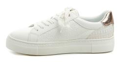 Tamaris 1-23736-42 bílé dámské polobotky se zlatorůžovým prvkem