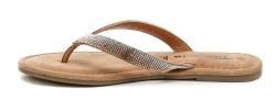 Tamaris 1-27129-44 růžové glam dámské žabky