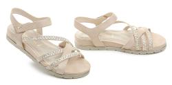 Tamaris 1-28152-44 béžové dámske sandále