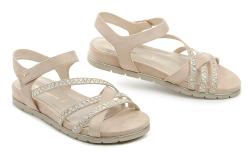 Tamaris 1-28152-44 béžové dámske sandále
