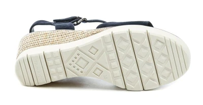 Tamaris 1-28360-44 navy dámské sandály na klínku