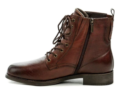 Tamaris 8-55100-43 cognac dámské nadměrné zimní boty