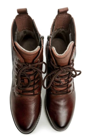 Tamaris 8-55100-43 cognac dámské nadměrné zimní boty
