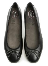 Tamaris Comfort 8-52102-42 čierne dámske nadmerné baleríny