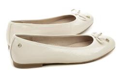 Tamaris Comfort 8-52102-42 krémové dámské nadměrné baleríny