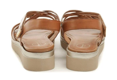 Tamaris Comfort 8-58707-42 hnědé dámské nadměrné sandály